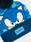 Boys One Up Up Beanie Sonic Light Blue