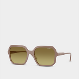 Vogue Womens Green Lens Sunglasses In Nude