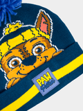Boys One Up Beanie Paw Patrol Navy Blue/Yellow