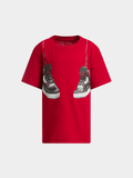 Jordan Boys Aj3 Shoe Strings T-shirt In Red