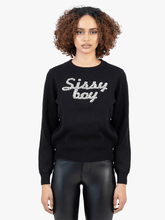 Sissy Boy Womens Walk Away Knit Sweater In Black