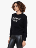 Sissy Boy Womens Walk Away Knit Sweater In Black