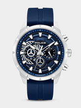 Police Mens Neist Dual-Time Watch In Blue