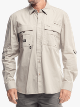 Jeep Mens Tackle Shirt In Khaki