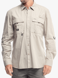 Jeep Mens Tackle Shirt In Khaki
