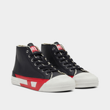 Diesel Mens S-D-Verse Mid Ii Sneakers In Black/Chinese Red