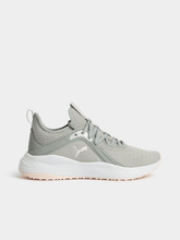 Puma Womens Softride Karma Animal Shoes In Gray Echo/Jasmine Flowers