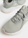 Puma Womens Softride Karma Animal Shoes In Gray Echo/Jasmine Flowers