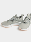 Puma Womens Softride Karma Animal Shoes In Gray Echo/Jasmine Flowers