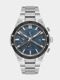 Daniel Klein Blue Dial Watch For Men