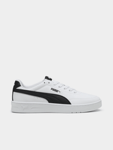 Puma Mens Court Classic Clean Shoes In White