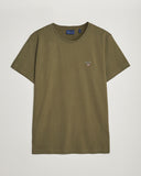 Gant Original Short Sleeve T-Shirt In Green