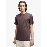 Puma Mens Essentials Small No.1 Logo Centered Short Sleeves T-Shirt In Rich Cocoa
