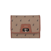 Polo Womens Encore Smalls Medium Trifold Purse In Camel