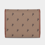 Polo Womens Encore Smalls Medium Trifold Purse In Camel