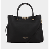 Pierre Cardin Martine Top Handle Bag In Black