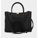 Pierre Cardin Martine Top Handle Bag In Black