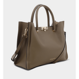 Pierre Cardin Martine Top Handle Bag In Taupe