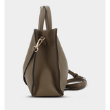 Pierre Cardin Martine Top Handle Bag In Taupe