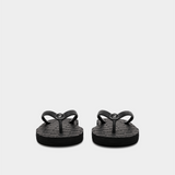 Polo 007882 Ladies Aop Flip Flops Black
