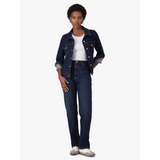 Levi's Womens Easy Dad Warm Apparent Jeans In Blue