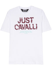 Just Cavalli 76Oahg07 Cj318 Cotton Meduim T-Shirt White