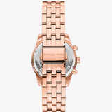 Micheal Kors Womens Ritz Chronograph Stainless Steel Watch In Rose Gold