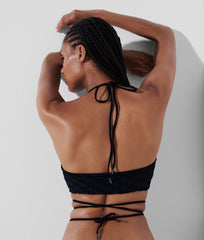 Karl Lagerfeld 231W2215 Monogram Bandeau Black