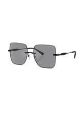 Michael Kors Womens Geometric Rimless Sunglasses In Black