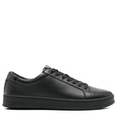 Calvin Klein Mens Low Top Lace Up Shoes In Black