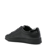 Calvin Klein Mens Low Top Lace Up Shoes In Black