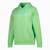 Puma Womens Ess Comfort Lime Fleece Hoodie