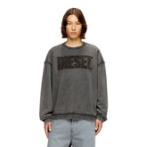 Diesel Mens S-Boxt-Raw V1 Sweatshirt In Grey