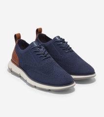 Cole Haan Mens 4Zg Stchlte Oxford Shoes In Navy
