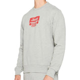 Jeep Mens Icon Crew Neck Sweatshirt In Grey