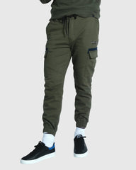 Soviet Mens Largo Ankle Cargo Pants In Fatigue