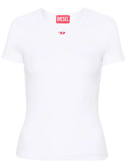 Diesel Ladies T-Ele-Long Slim T-Shirt In White