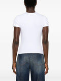 Diesel Ladies T-Ele-Long Slim T-Shirt In White
