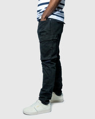 Soviet Mens Lotton Cargo Pants In Black