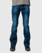 Soviet Mens Hatton Bootleg Jeans In Dark Indigo