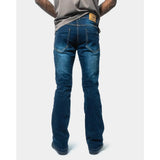 Soviet Mens Hatton Fashion Bootleg Jeans In Dark Indigo