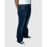 Soviet Mens Hatton Bootleg Jeans In Dark Indigo