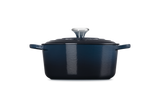 Le Creuset S Round Cocotte In Nuit