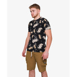 Soviet Mens Infinite Print T-Shirt In Black