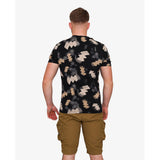Soviet Mens Infinite Print T-Shirt In Black