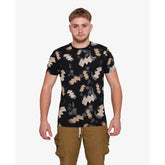 Soviet Mens Infinite Print T-Shirt In Black