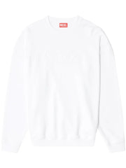 Diesel Mens S-Rob-R2 Sweat Shirt White