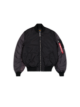 Alpha Industries Mens Ma-1 Embroidered Back Jacket In Black