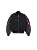 Alpha Industries Mens Ma-1 Embroidered Back Jacket In Black