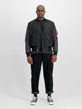 Alpha Industries Mens Ma-1 Embroidered Back Jacket In Black